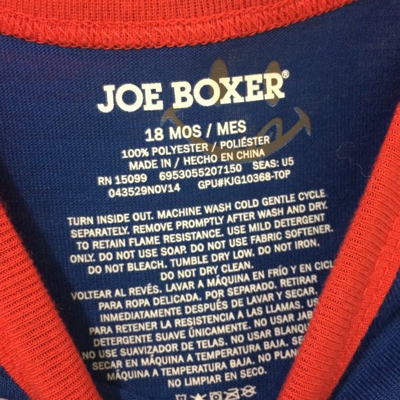 Joe Boxer Baby Toddler Boy 18 months 3-pc Pajamas - Picture 5 of 5
